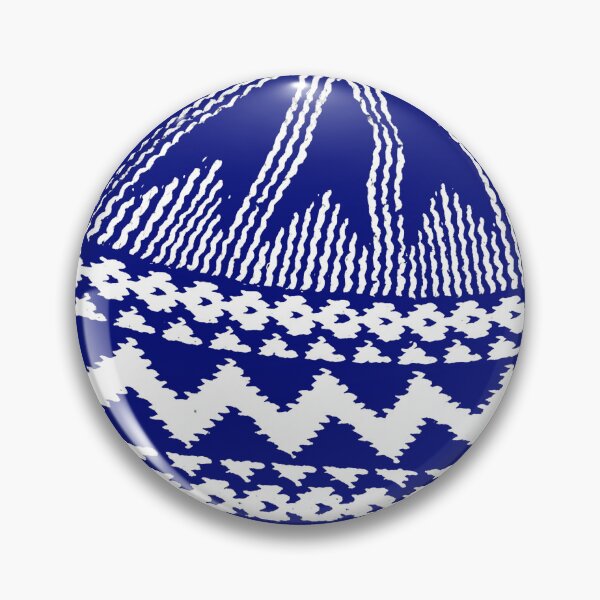 Item preview, Kufi Haji Muslim Hat Design Royal Blue designed and sold by Tony Cisse.
