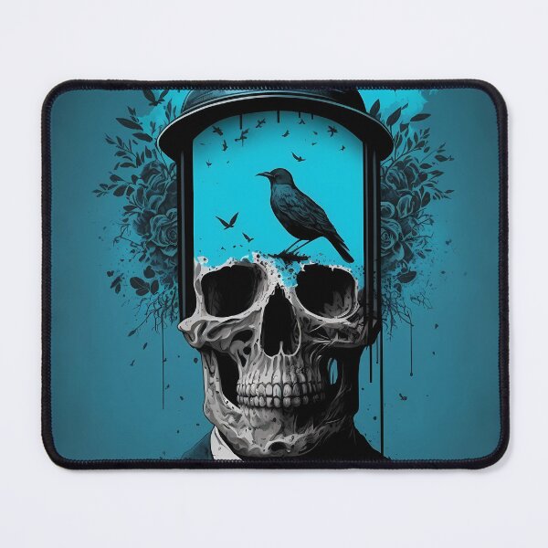 Item preview, Surrealistic Dream Skull Art  designed and sold by ZickDezine.