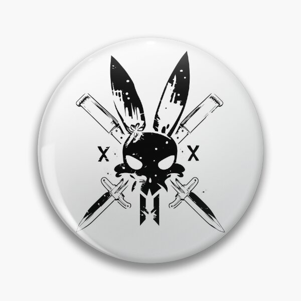 Artikelvorschau, Kopie von Bunny Ninja Cross Bones entworfen und verkauft von blackdogshop.