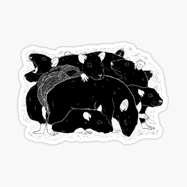 Rat King Sticker