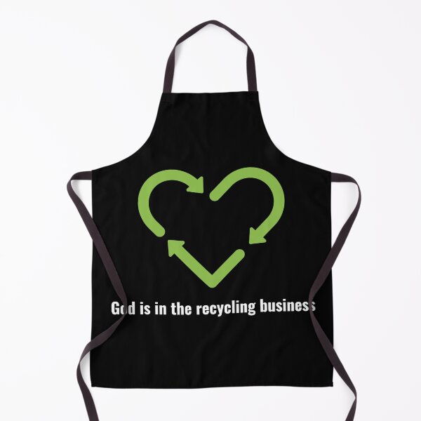 Item preview, God is in the recycling business V2 White Lettering designed and sold by Family Journey with God.