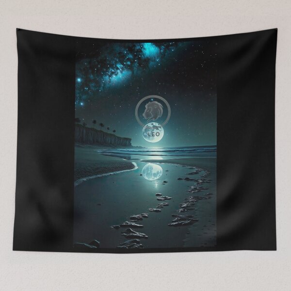 Item preview, Moon with Leo by The Pianist designed and sold by Fabled-Gallery.
