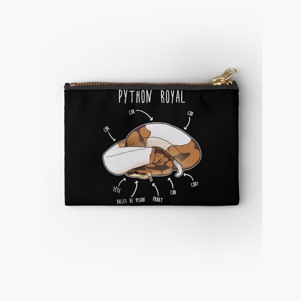 Aperçu de l'œuvre Anatomie Du Python Royal, Français Piebald Ball Python créée et vendue par Clara Hollins.
