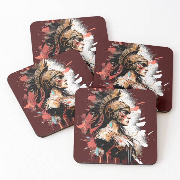 Item preview, Greek Goddess Athena Splatter Paint, War Paint designed and sold by Shounenbat.