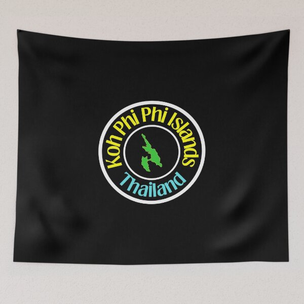 Item preview, Koh Phi Phi Don Island Map Design designed and sold by RektRepublic.