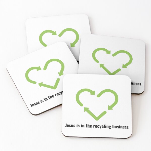 Item preview, Jesus is in the recycling business V2 Black Lettering designed and sold by Family Journey with God.