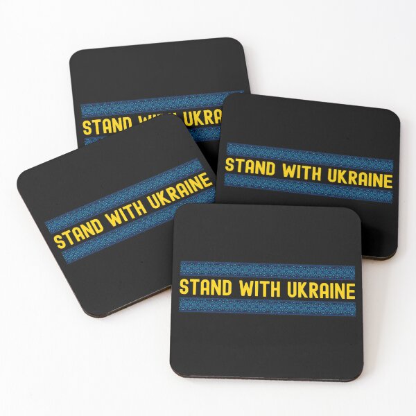 Item preview, I Stand With Ukraine Support Ukraine Ribbon designed and sold by MintaApparel.