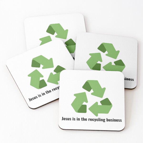 Item preview, Jesus is in the recycling business V3 Black Lettering designed and sold by Family Journey with God.