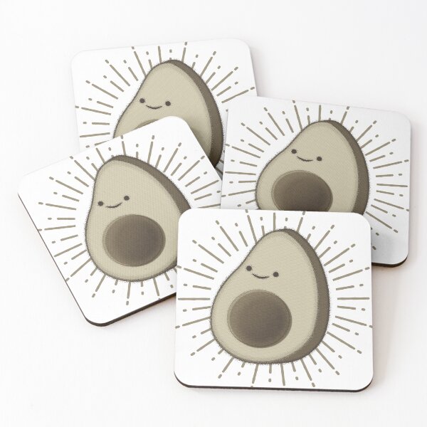 Item preview, Cute Avocado Cartoon In Vintage Style  designed and sold by Almdrs.