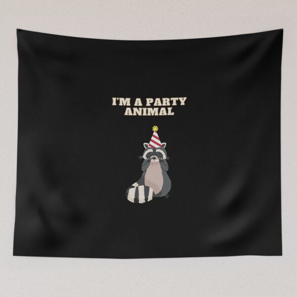 Item preview, I'm A Party Animal Dancing Queen For Racoon Lovers designed and sold by Geek Stuff.