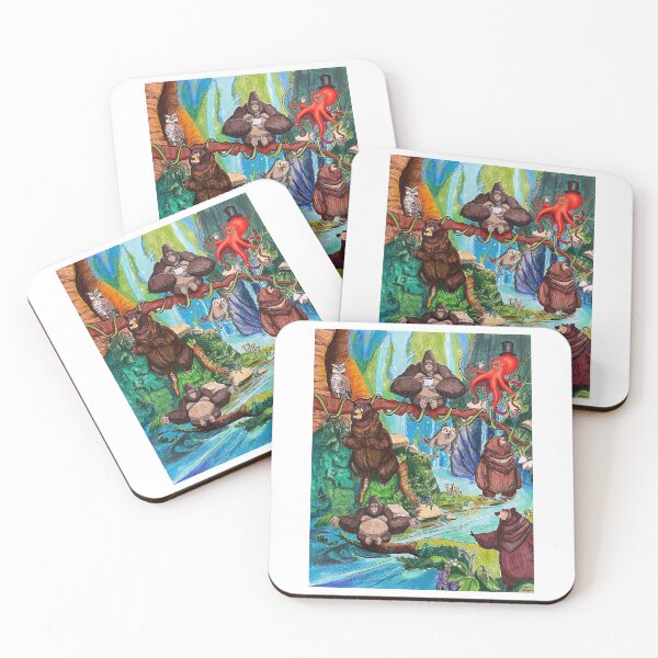 Item preview, Cartoon Animal Scene designed and sold by DanaRenae.
