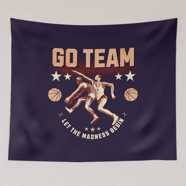 Item preview, Go Team | march madness | let the madness begin designed and sold by simonlidesign.