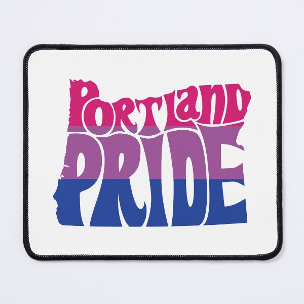 Item preview, Portland Pride Festival - Bi - Oregon Silhouette  designed and sold by LaLunaWinters.