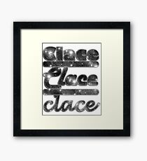 Clace Framed Print