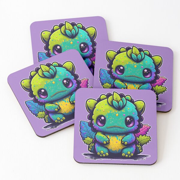 Item preview, Sad Face Kawaii Kaiju Monster designed and sold by ultra-cute.