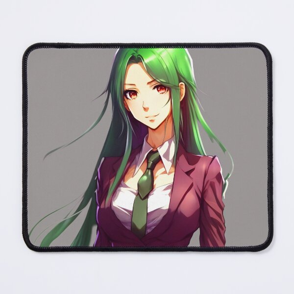 Item preview, Green Haired Beautiful Goth Girl designed and sold by Artificial-i-23.
