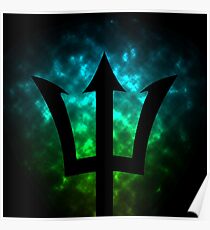 Trident / Poseidon / Percy Jackson Poster