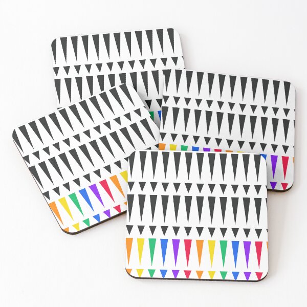 Item preview, Trianglular Rainbow Pattern designed and sold by TheJadeCat.