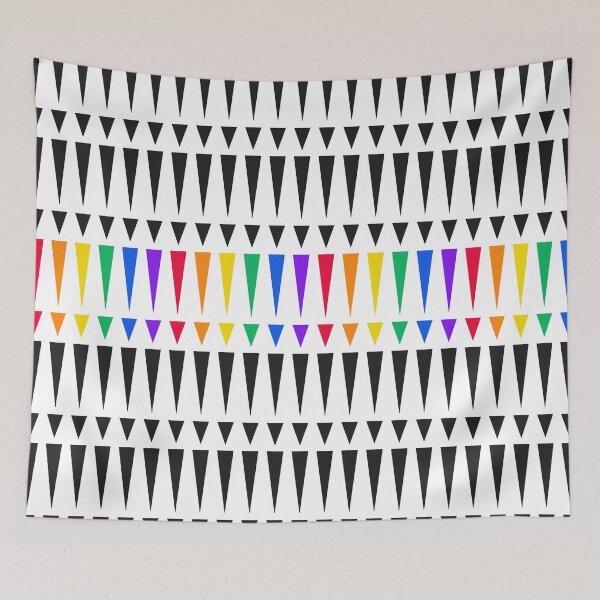 Item preview, Trianglular Rainbow Pattern designed and sold by TheJadeCat.