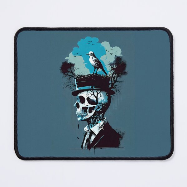 Item preview,  Surrealistic Dream Skull Art  designed and sold by ZickDezine.