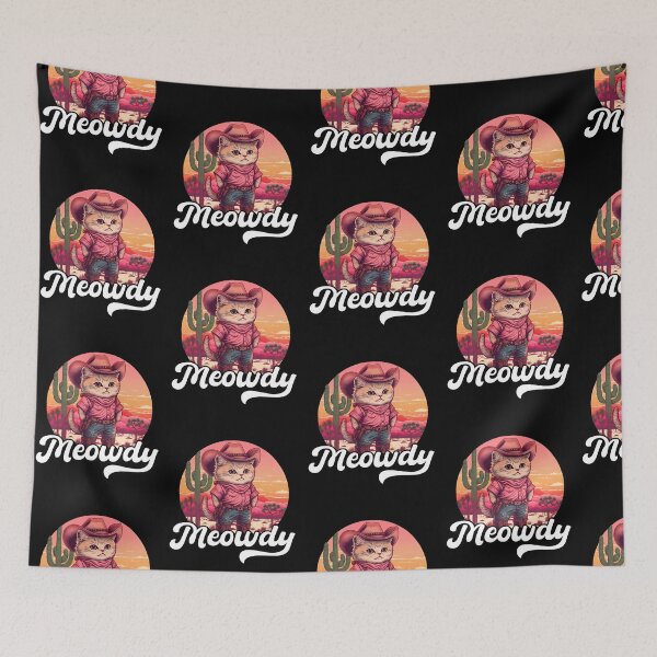 Item preview, Cowboy Cat Meowdy designed and sold by Daytone.