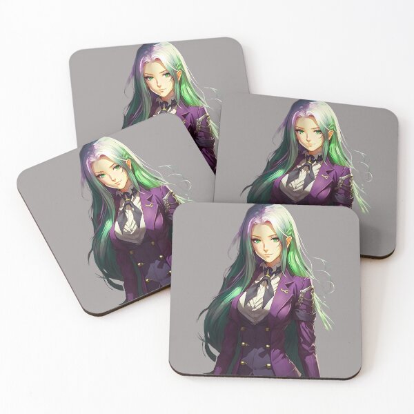Item preview, Green Haired Beautiful Goth Girl designed and sold by Artificial-i-23.