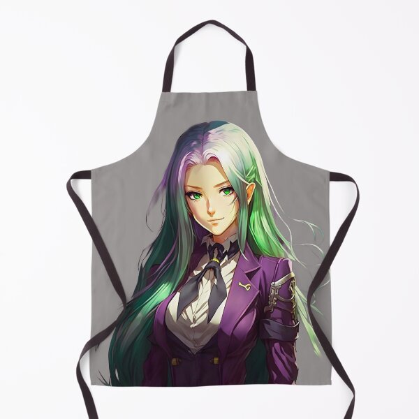 Item preview, Green Haired Beautiful Goth Girl designed and sold by Artificial-i-23.