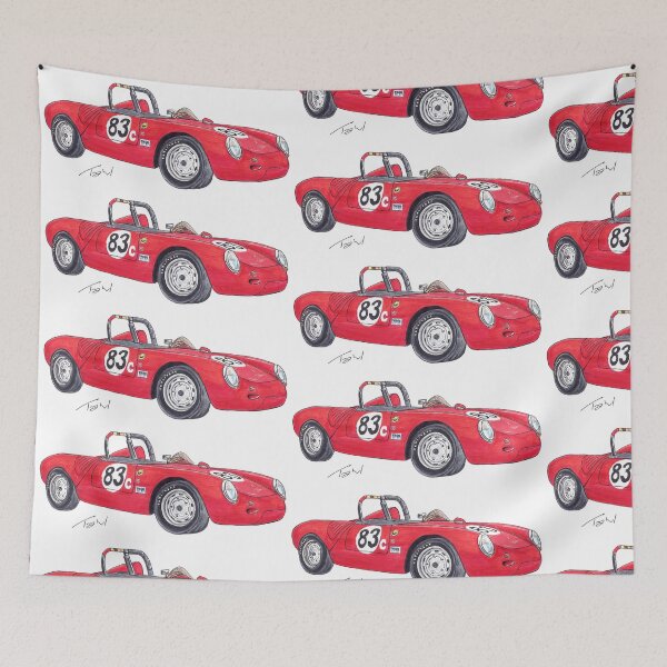 Item preview, 1955 P 550A Spyder Red designed and sold by WheelsinArt.