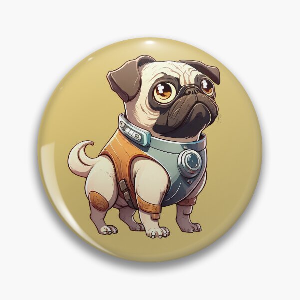 Item preview, Pug Droid 2 designed and sold by TheSillySartor.