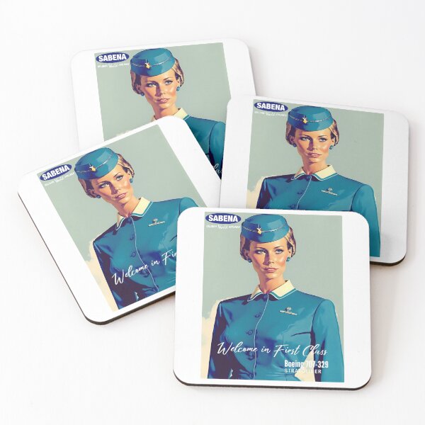 Item preview, SABENA Vintage Poster Sixties  - Welcome In First Class designed and sold by Mitch-Angelo.