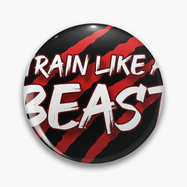 Item preview, Train like a beast gym workout motivation designed and sold by gabicoutodesign.