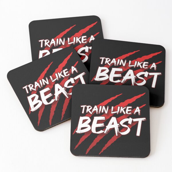 Item preview, Train like a beast gym workout motivation designed and sold by gabicoutodesign.