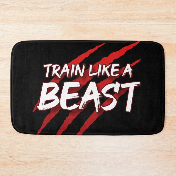 Item preview, Train like a beast gym workout motivation designed and sold by gabicoutodesign.