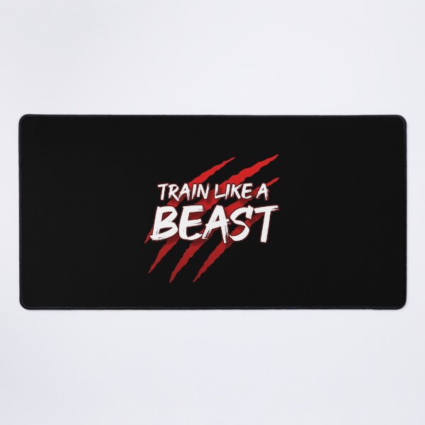 Item preview, Train like a beast gym workout motivation designed and sold by gabicoutodesign.
