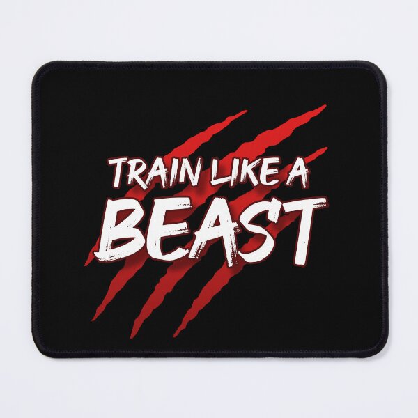 Item preview, Train like a beast gym workout motivation designed and sold by gabicoutodesign.