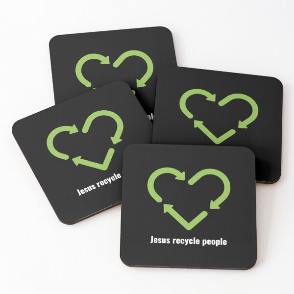 Item preview, Jesus Recycle People White Lettering V2 designed and sold by Family Journey with God.