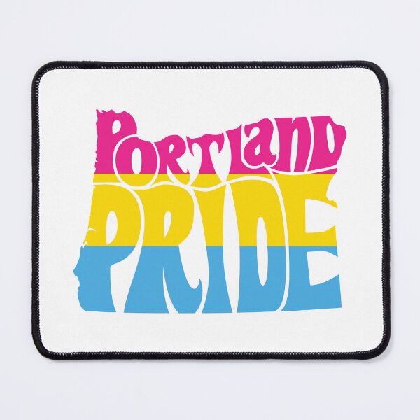 Item preview, Portland Pride Festival - Pan Sexual - Oregon Silhouette - No BG designed and sold by LaLunaWinters.