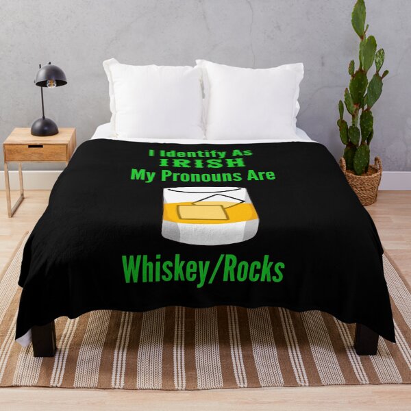 Item preview, I Identify as Irish My Pronouns are Whiskey / Rocks St. Patricks Day Drink designed and sold by WigOutlet.