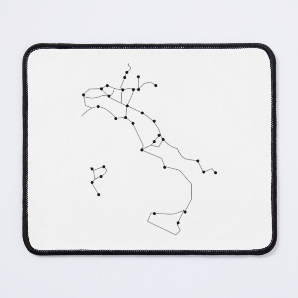 Item preview, Italy minimalistic road map designed and sold by StengelArt.
