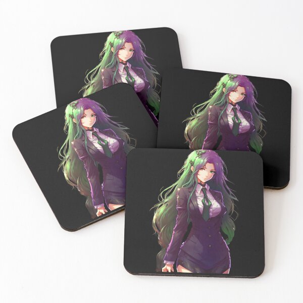Item preview, Green Haired Beautiful Goth Girl designed and sold by Artificial-i-23.
