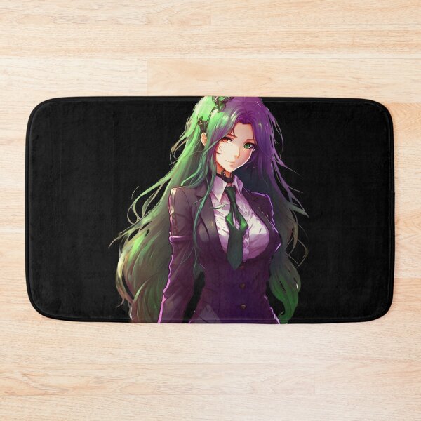 Item preview, Green Haired Beautiful Goth Girl designed and sold by Artificial-i-23.