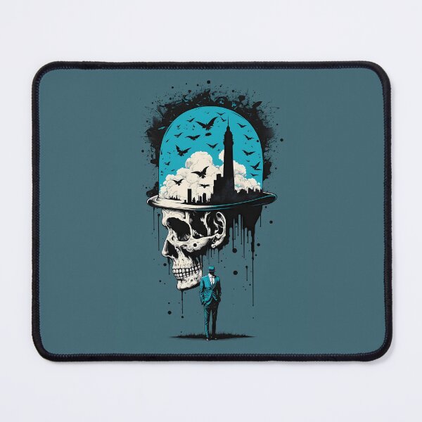 Item preview, Surrealistic Dream Skull Art  designed and sold by ZickDezine.