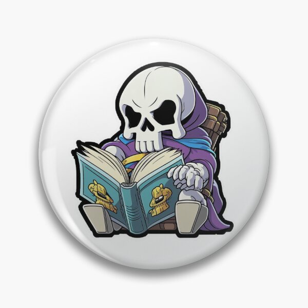Item preview, Sticker Skeleton reading designed and sold by xhemojashari.