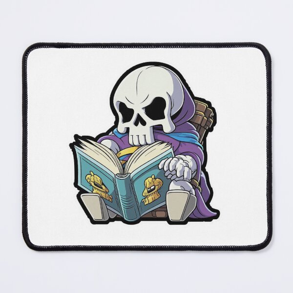 Item preview, Sticker Skeleton reading designed and sold by xhemojashari.