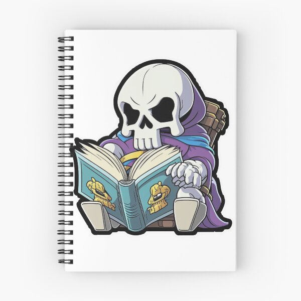 Item preview, Sticker Skeleton reading designed and sold by xhemojashari.
