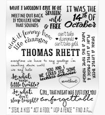 thomas rhett life changes album lyrics Poster