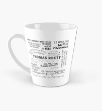 thomas rhett das leben verändert album lyrics Tasse (groß)
