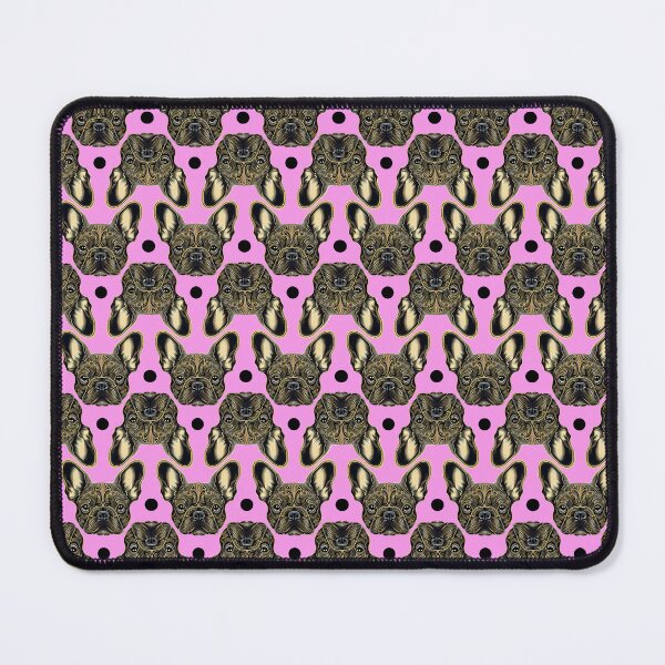 Item preview, Pink French bulldog pattern designed and sold by Designs by Sean Z.