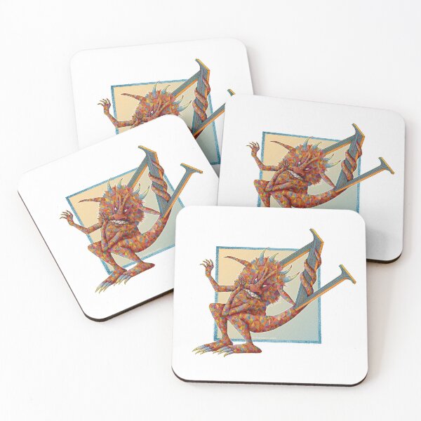 Item preview, Letter N - Alphabet - Monster - Guardian and Protector designed and sold by Gretchen Deahl.