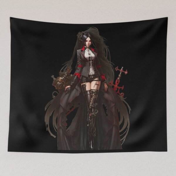 Item preview, Beautiful Cyber Goth Girl designed and sold by Artificial-i-23.